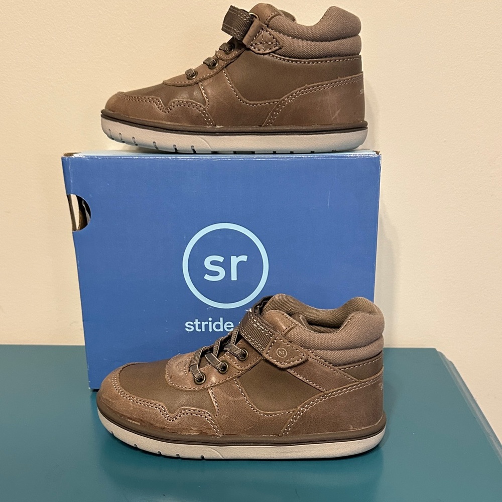 Stride Rite Taupe Kids Sneakers
